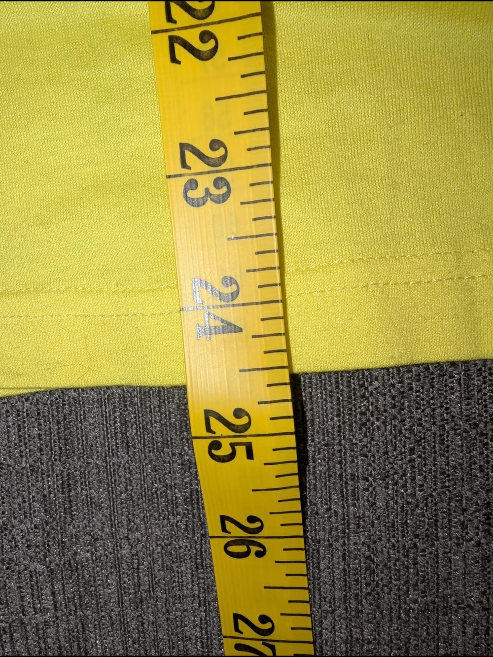 adidas Vintage Bright Yellow Polo with Tennis Pocket Logo - Picture 5 of 5